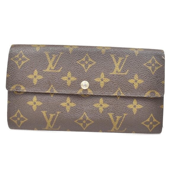 LOUIS VUITTON Portefeuille Sarah Long Bifold Wallet Monogram BN M61734 69EF634 - Picture 1 of 16